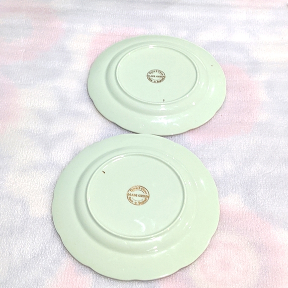 Glade green bone china small plates - Picture 5 of 7